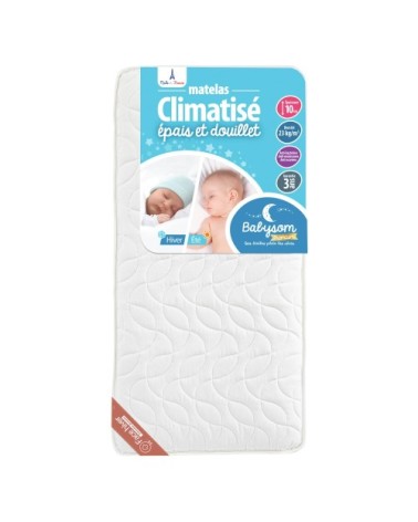 Matelas bébé réversible 70x140x10