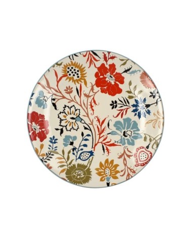 Lot de 6 assiettes plates en grès 27cm