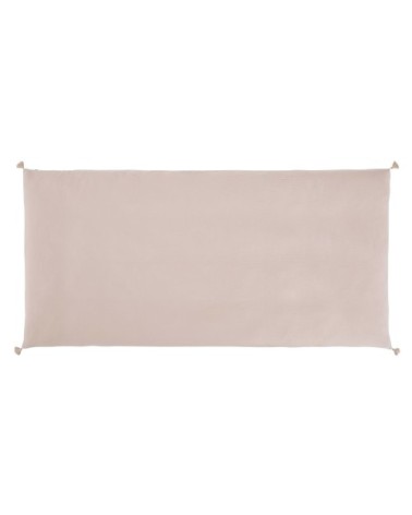 Housse de matelas de sol en gaze de coton bio rose 90x190