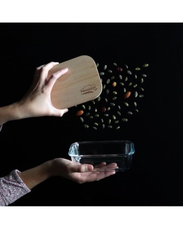 Boîte hermétique 630mL en verre