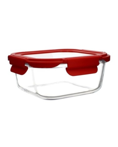 Boîte hermétique carré 800mL en verre