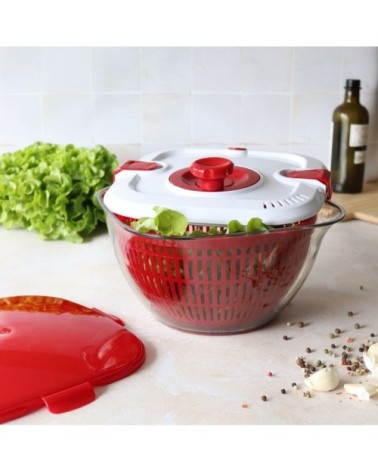 Essoreuse à salade multifonction et râpe à légumes