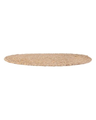 Set de table tressé bord de mer diam. 38 cm beige