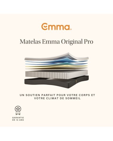 Matelas mémoire de forme - ressorts 160x200