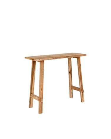 Console en teck L90cm bois clair