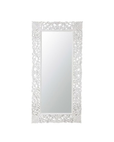 Miroir en bois de manguier sculpté 90x180