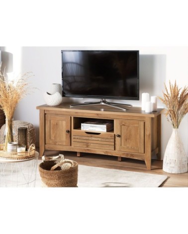 Meuble TV bois clair