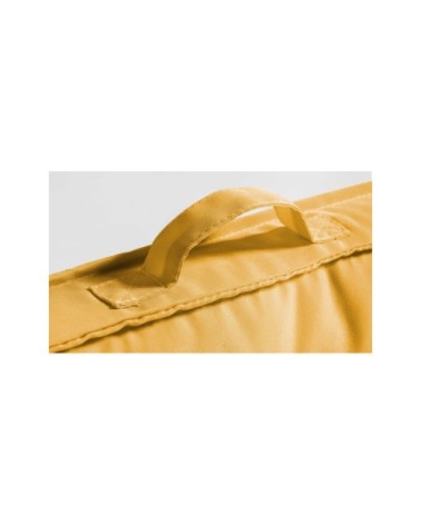 Coussin d'extérieur matelassé jaune 60x40