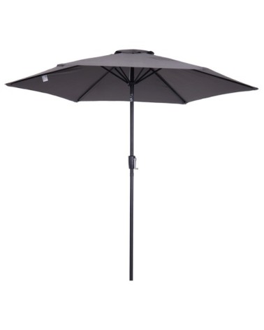 Parasol inclinable de jardin rouge vineux