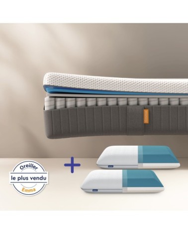 Pack matelas et oreiller original adapt 140x190
