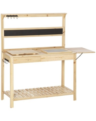 Table rempotage étagères tiroir tablette crochets évier tamis tableau