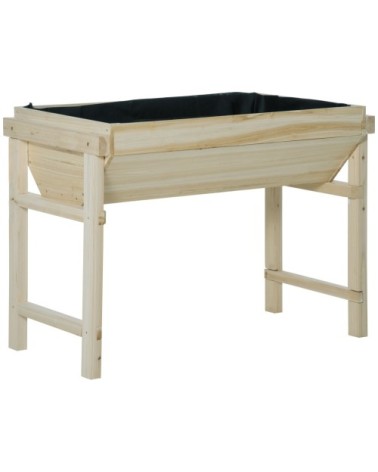 Jardinière sur pieds potager bois sapin