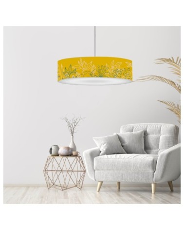 Suspension Bouquet Jaune Moutarde T 60 x H 25