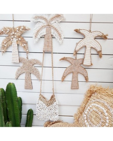 Décoration murale en coquillages H36 cm x L26 cm