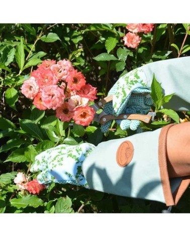 Gants de jardin longs Imprimé Roses