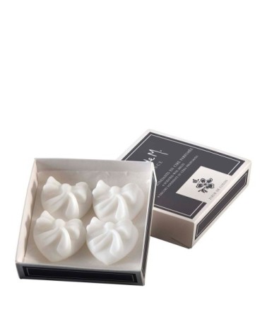 Boîte de 4 décors fondants parfumés Fleur de Coton