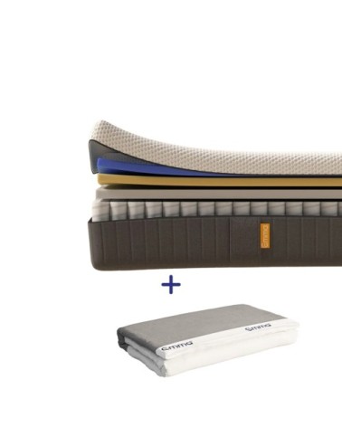 Pack matelas et protège-matelas 160x200