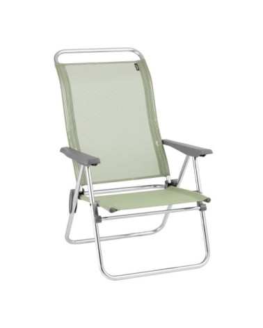Fauteuil pliant ultra-léger en aluminium vert l69xl63xh101