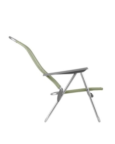 Fauteuil pliant ultra-léger en aluminium vert l69xl63xh101