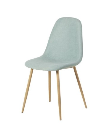 Chaise style scandinave bleu clair