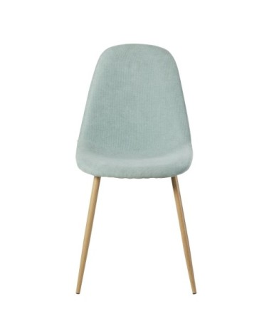 Chaise style scandinave bleu clair