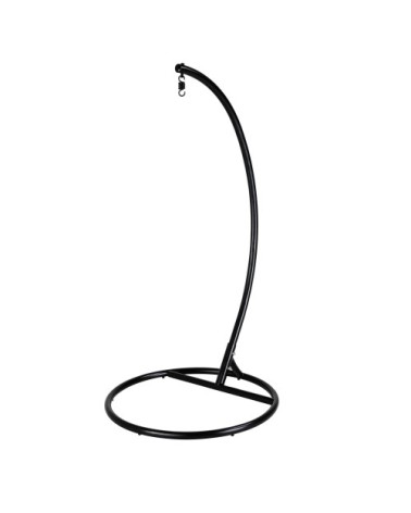 Pied pour fauteuil suspendu en acier noir