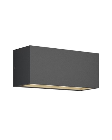 Applique exterieur en aluminium noir
