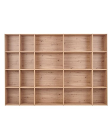 Bibliothèque 15 étagère effet bois