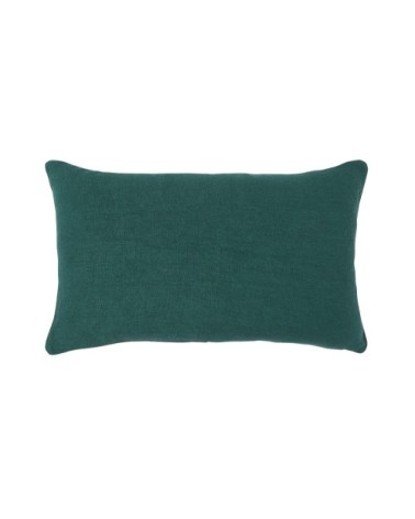 Housse de coussin en lin laurier 33 x 57 cm