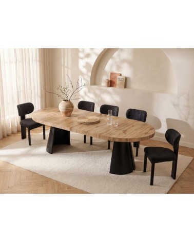 Table à manger effet bois