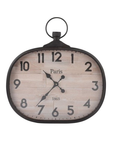 Horloge gousset en métal 60x64