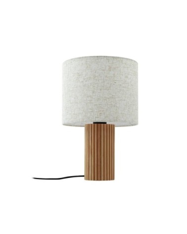 Lampe à poser en bois marron