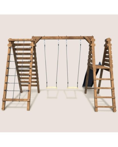 Aire de jeux pour enfants avec toboggan isis
