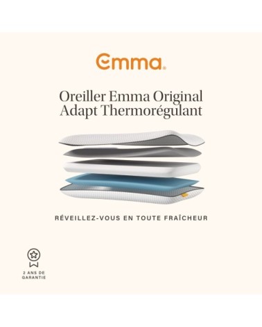Oreiller mémoire de forme 40x70