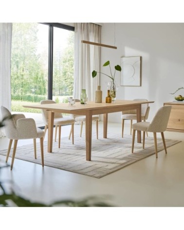 Tapis en laine beige 120 x 170 cm