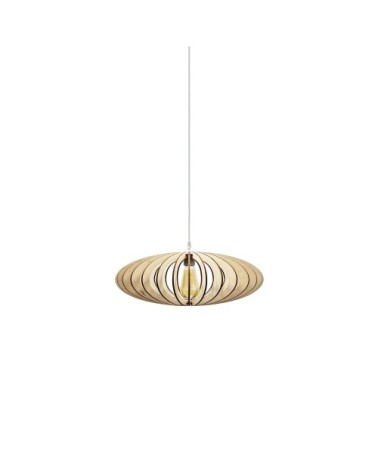 Suspension 50 cm effet bois brut