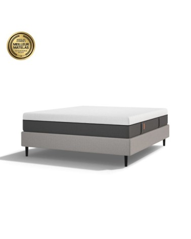 Ensemble sommier matelas mémoire de forme ressorts 180x200