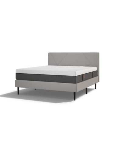 Ensemble lit matelas mémoire de forme ressorts 140x190