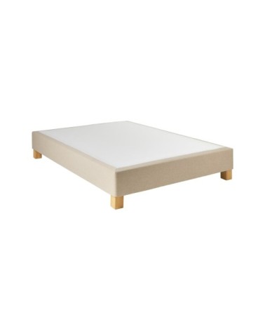 Sommier tapissier 20 cm beige 80 x 200 cm