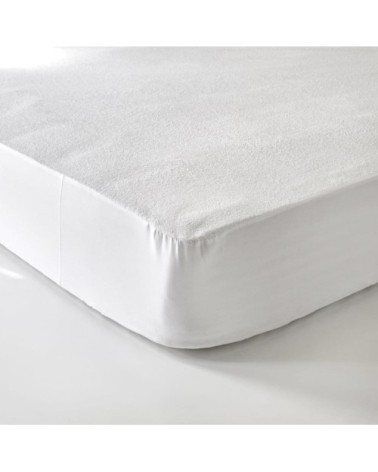 Protège matelas imperméable bonnet 30 cm en coton 160 x 200 cm