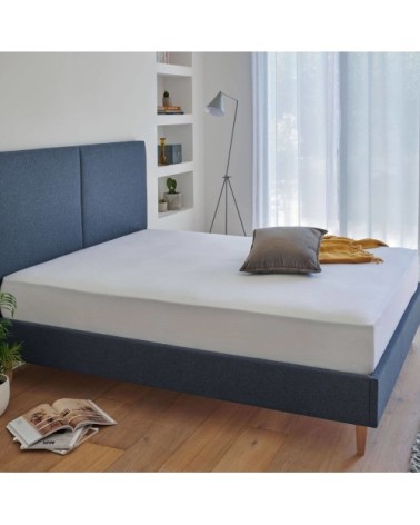 Protège matelas molleton imperméable coton bio 90 x 190 cm