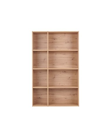 Bibliothèque l129 cm effet bois clair