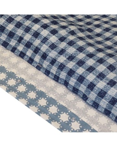 Parure de couette 100% coton flanelle imprimée 240x220cm 2 taies