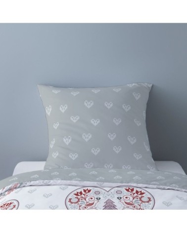 Parure de couette 100% coton flanelle imprimée 140x200 1 taie