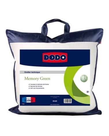 Oreiller Végétal Memory Green 33x60 cm - DODO