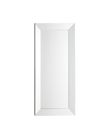 Miroir biseauté argenté 80x165