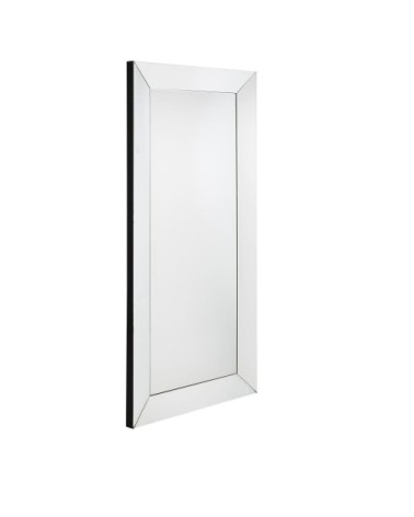 Miroir biseauté argenté 80x165