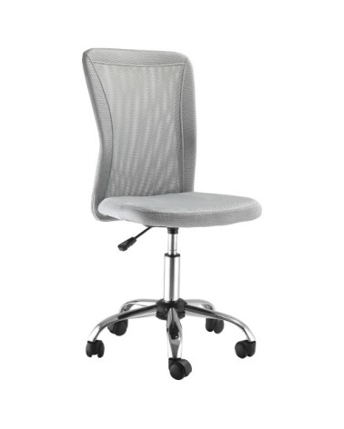Fauteuil de bureau ergonomique hauteur réglable maille gris