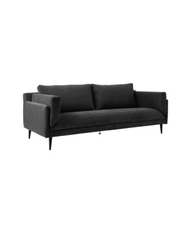 Canapé tissu recyclé 3 places anthracite