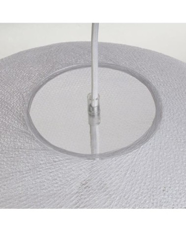 Suspension globe fil tissé D50cm